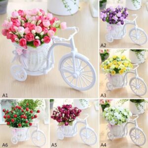 Artificial Bicycle fashion rose car crafts