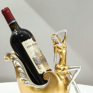 Elegant Dancing Girl Wine Rack – Luxury Decorative Bottle Holder