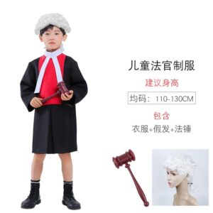 Kids Judge Costume – Classic Court Outfit