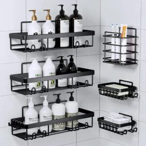 5-Piece Wall Mounted Bathroom Organizer Set