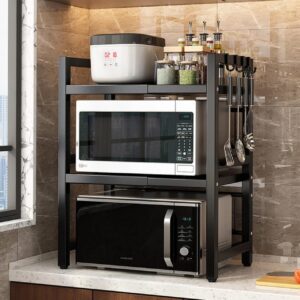 3-Tier Heavy Duty Microwave Storage Rack – Kitchen Organizer Shelf