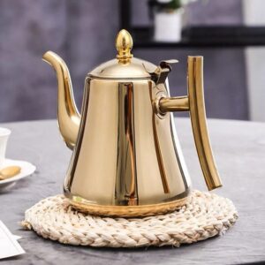 Luxury 1.5L Stainless Steel Coffee  Tea Kettle