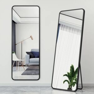 Full-length floor standing mirror